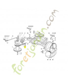 Courroie bte mr340