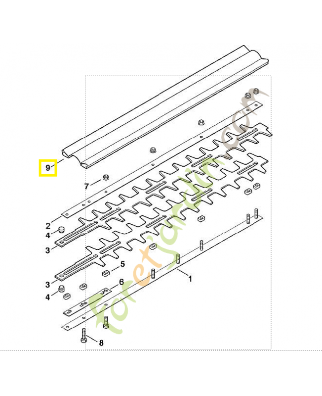 Étui de protection 4230-790-9200. Pièce de rechange Sithl / Vicking