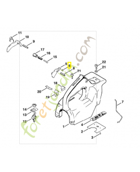 Rivet tubulaire 9415-415-3140. Pièce de rechange Sithl / Vicking