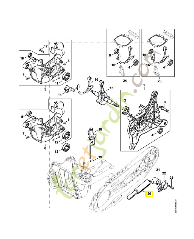 Système de tension 4238-660-0400. Pièce de rechange Sithl / Vicking Système de tension 4238-660-0400. Pièce de rechange Sithl / Vicking