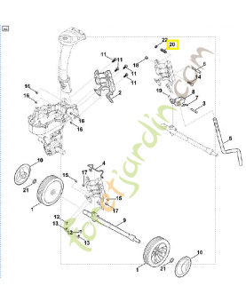 Ressort de pression 9691-003-2607. Pièce de rechange Sithl / Vicking