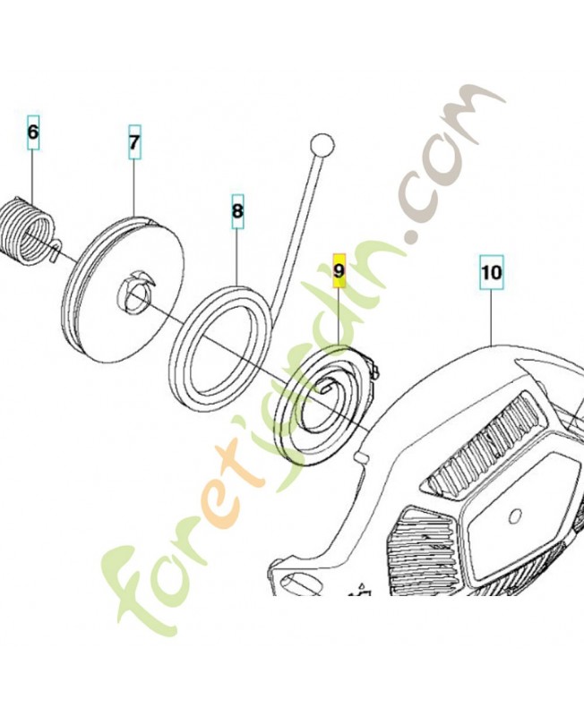 ressort de rappel référence 522644901