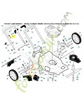 Cable frein moteur / embrayage 532183567 husqvarna