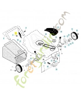 Cable de traction 532407816. Pièce de rechange Husqvarna
