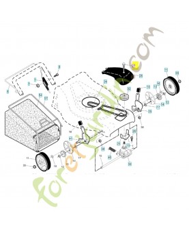 Vis 10-24 x 2-3/8 532175262. Pièce de rechange Husqvarna