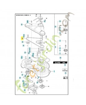 Courroie 589538501. Pièce détachée Husqvarna