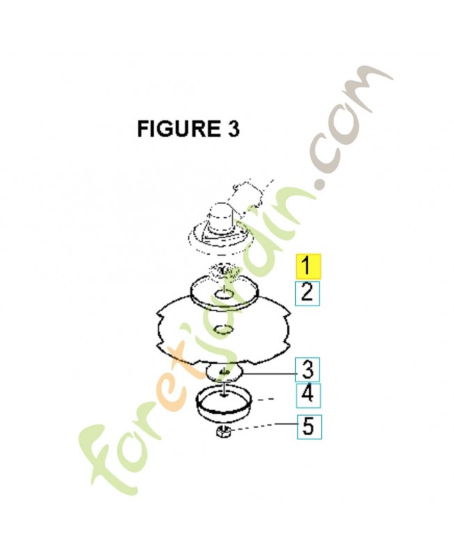 Entraineur 538242815. Pièce de rechange Husqvarna