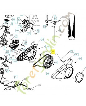 courroie 580316401husqvarna