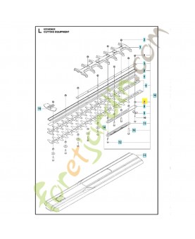 Rondelle d espacement 592654301. Pièce détachée Husqvarna