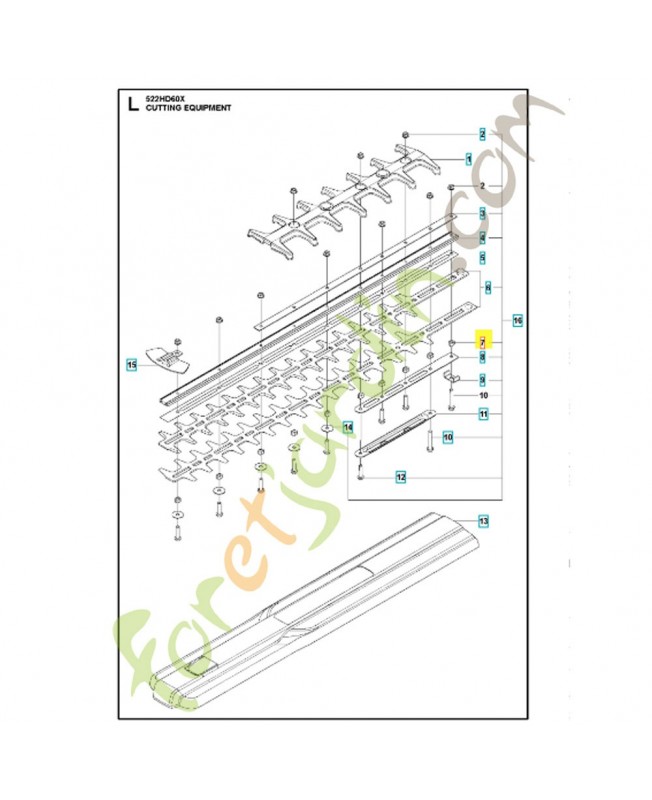 Rondelle d espacement 592654301. Pièce détachée Husqvarna