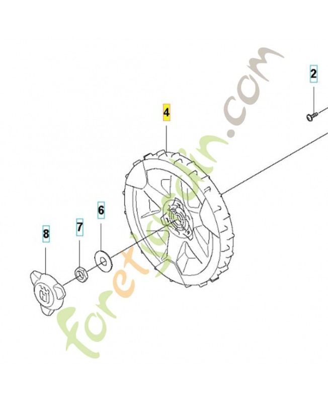 ROUE COMPLÈTE 582280201