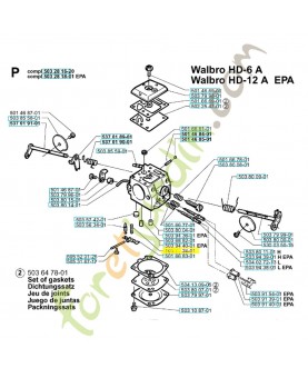 Ressort 503562401. Pièce de rechange Husqvarna