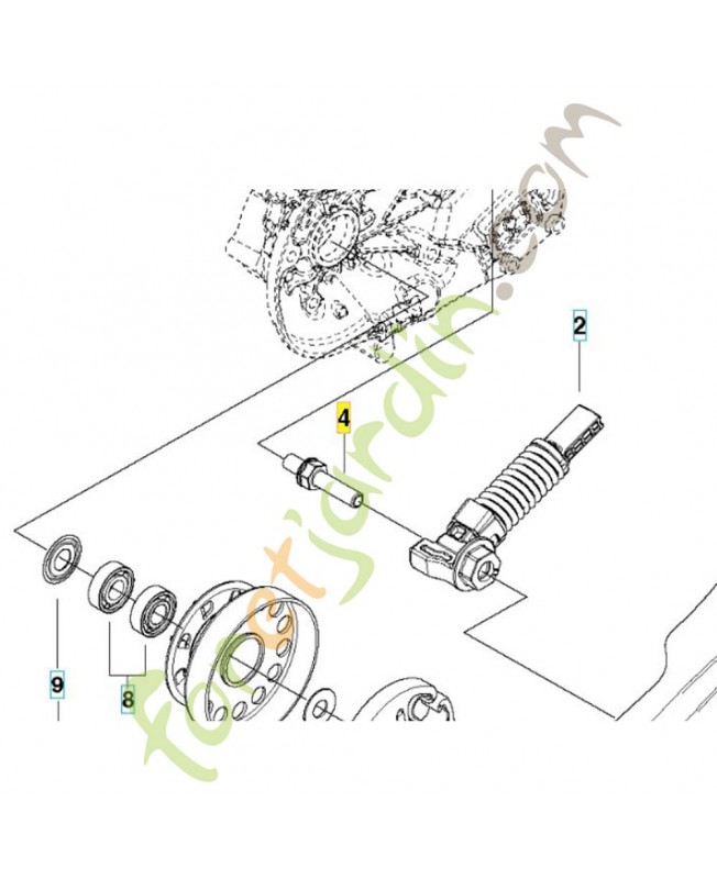 Goupille husqvarna référence 583851601