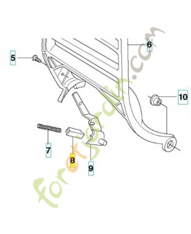 Arretoir husqvarna ref. 503838102 Remplace référence 503838101