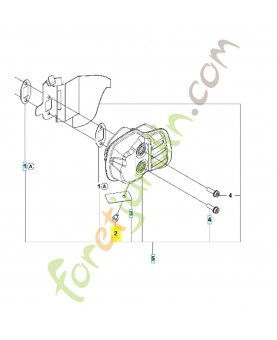 Vis 504087901. Pièce de rechange Husqvarna