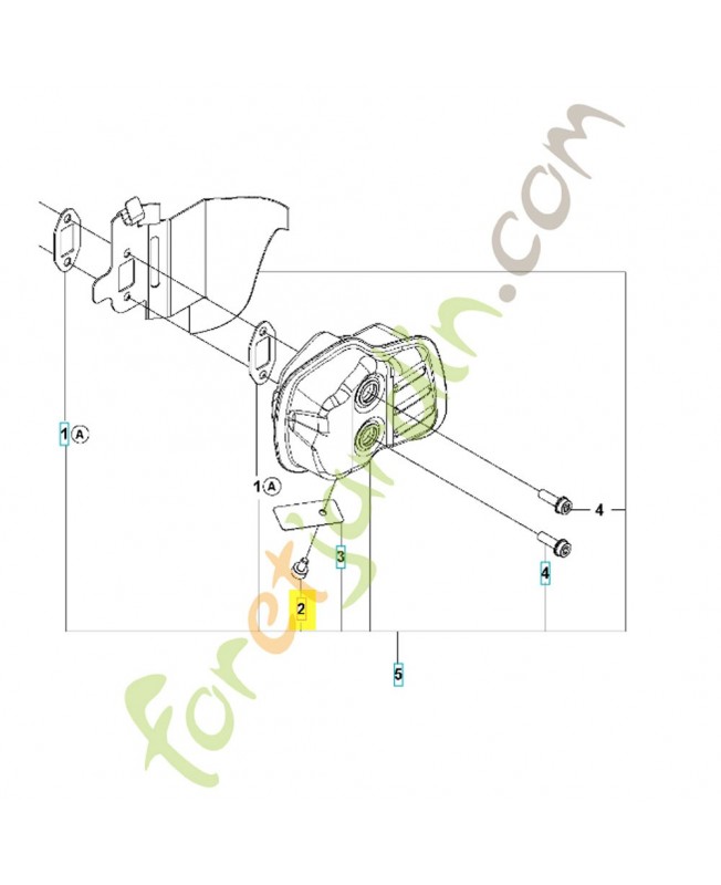 Vis 504087901. Pièce de rechange Husqvarna