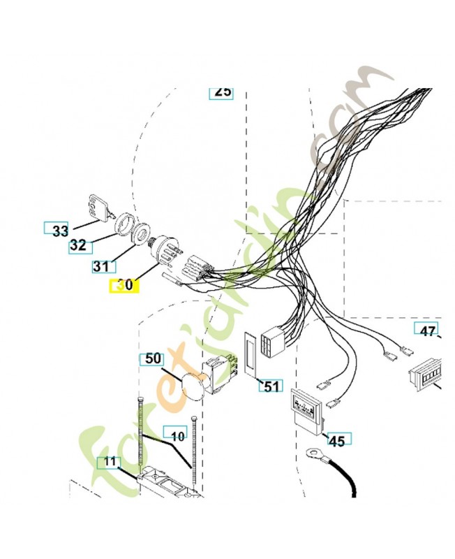 Contacteur 4 positions référence 532140301