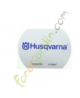 Plaque de matricule 576468101. Pièce de rechange Husqvarna