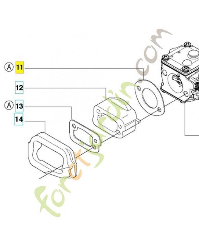 Joint Husqvarna ref. 501296402 Remplace référence 501296401