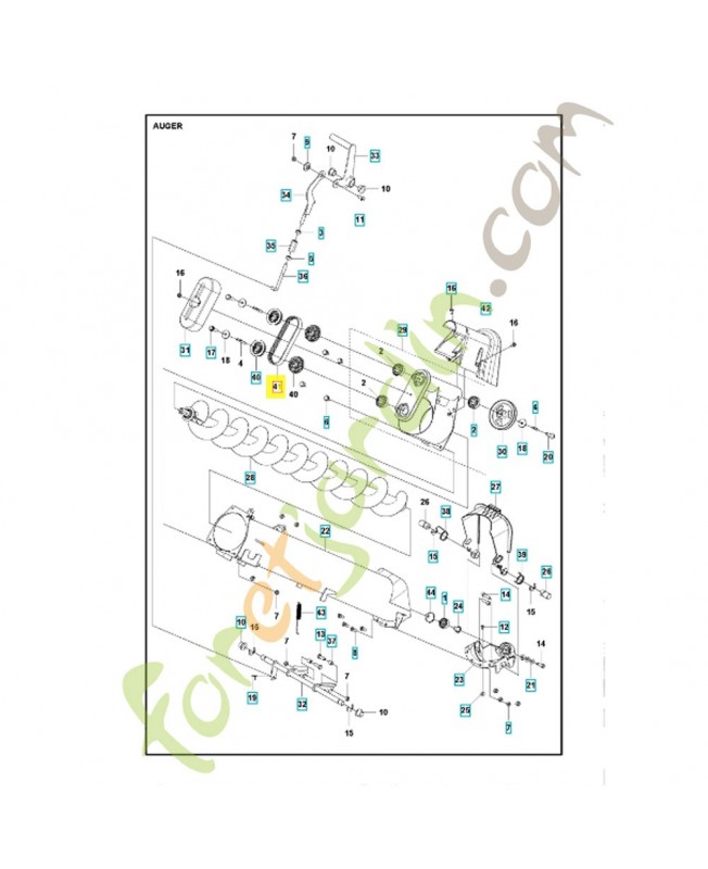 courroie 589973701. Pièce détachée Husqvarna