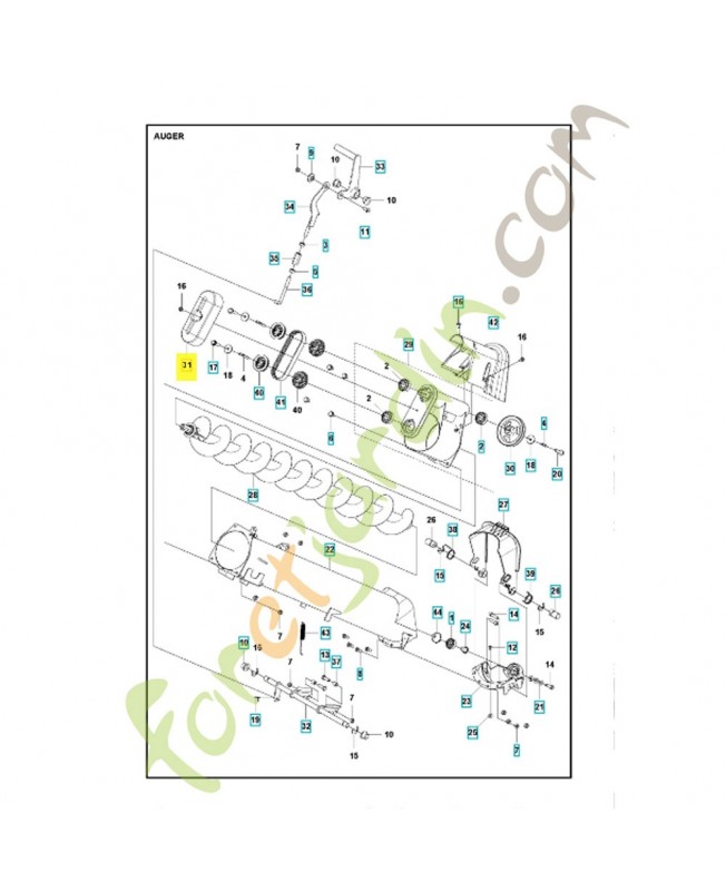 Couvercle 589258401. Pièce détachée Husqvarna