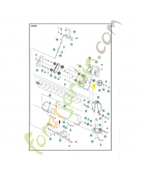 Roulement à billes 582508101. Pièce détachée Husqvarna