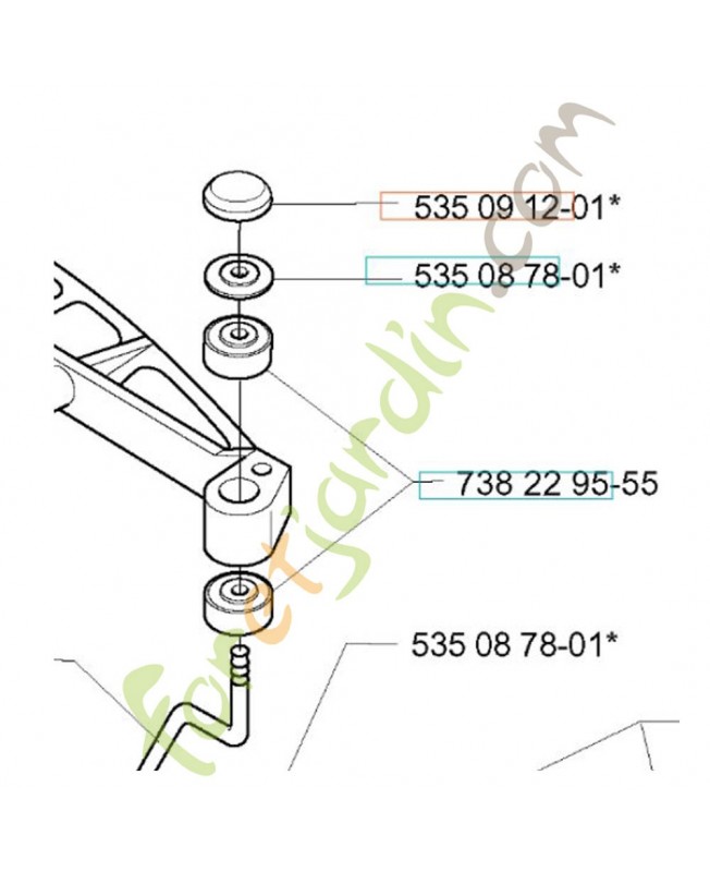 Clips de roue avant Clips de roue avant