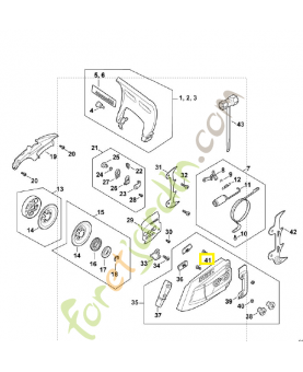 Vis six pans m5x12 9008-345-0960. Pièce de rechange Sithl / Vicking