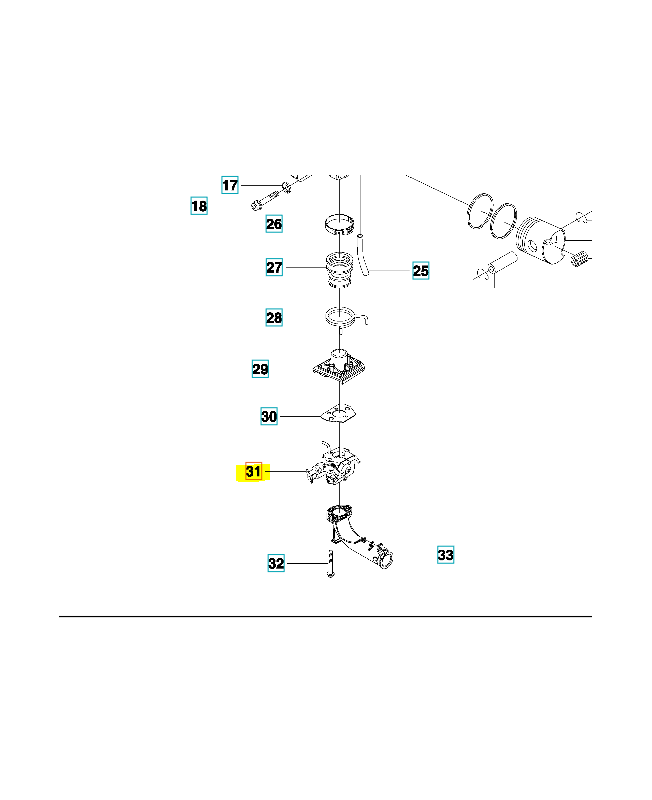 Carburateur 579462701. Pièce de rechange Husqvarna 503283119