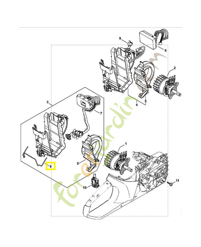Ressort 1250-791-3100. Pièce de rechange Sithl / Vicking