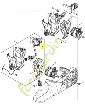 Module électronique 1251-430-1401. Pièce détachée Stihl / Vicking