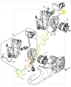 Module électronique 1251-430-1400. Pièce de rechange Sithl / Vicking