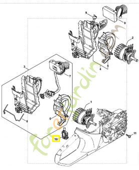 Interrupteur 1250-430-0501. Pièce de rechange Sithl / Vicking