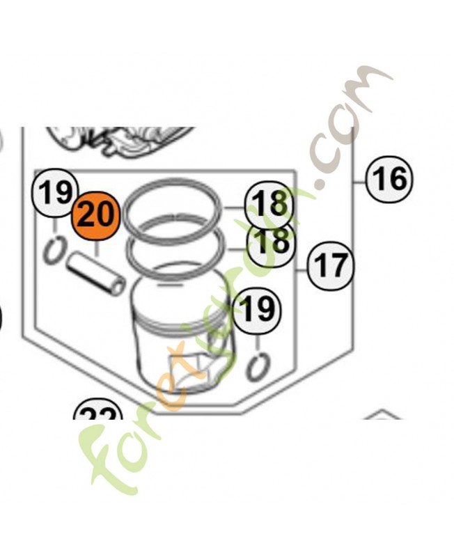 Axe de piston 10x6x32