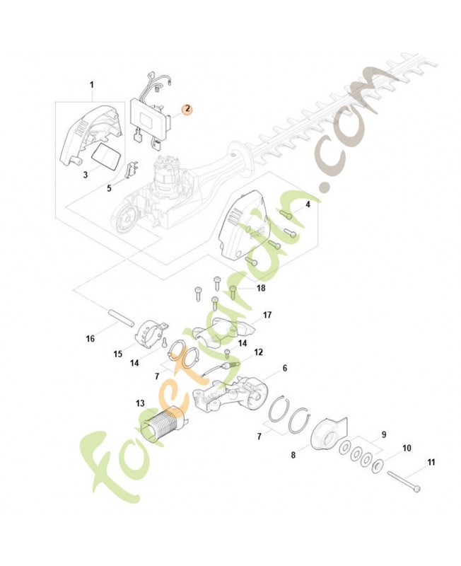 Module électronique sstihl ref. 4859-430-1402