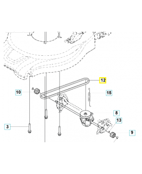 courroie 589324601. Pièce détachée Husqvarna
