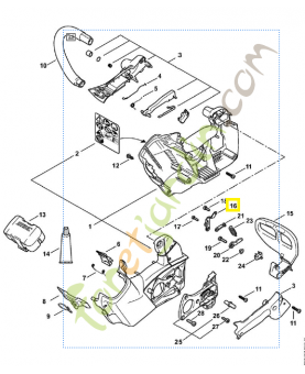 Renfort 1252-706-0400. Pièce détachée Stihl / Vicking