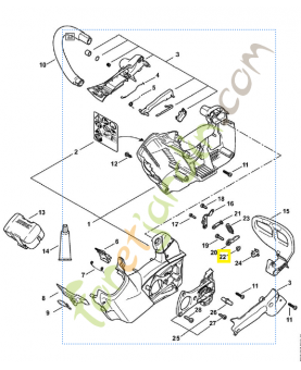Douille 1252-711-2402. Pièce détachée Stihl / Vicking