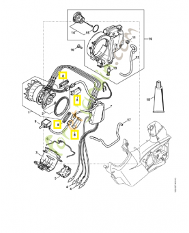 Porte fiche 1252-440-1500. Pièce de rechange Sithl / Vicking