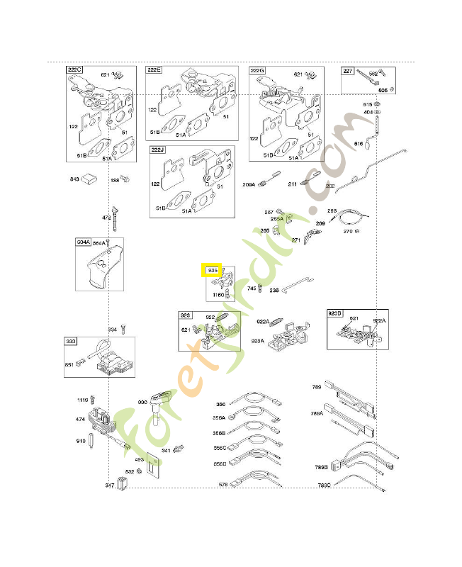 499421 Interrupteur blocage