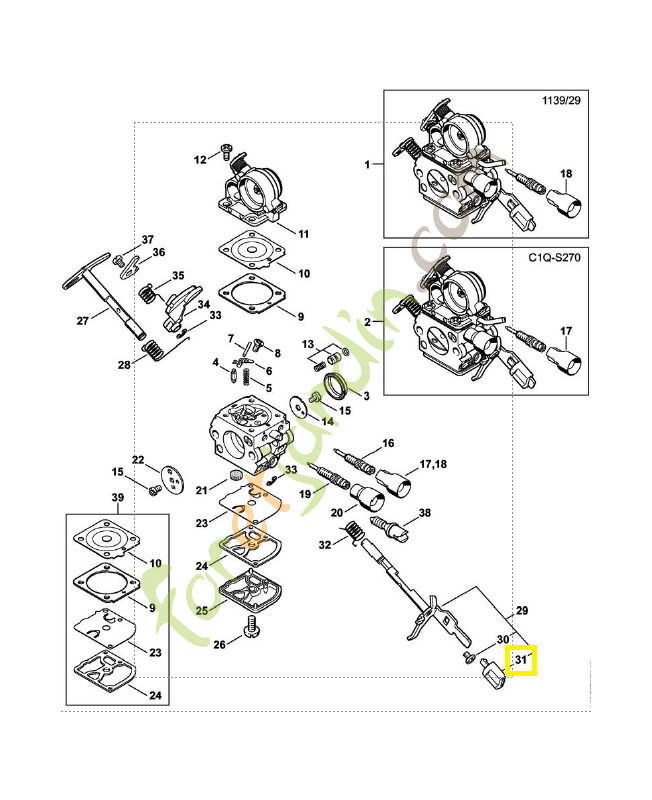 Capuchon 1139-121-2700. Pièce détachée Stihl / Vicking Capuchon 1139-121-2700. Pièce détachée Stihl / Vicking