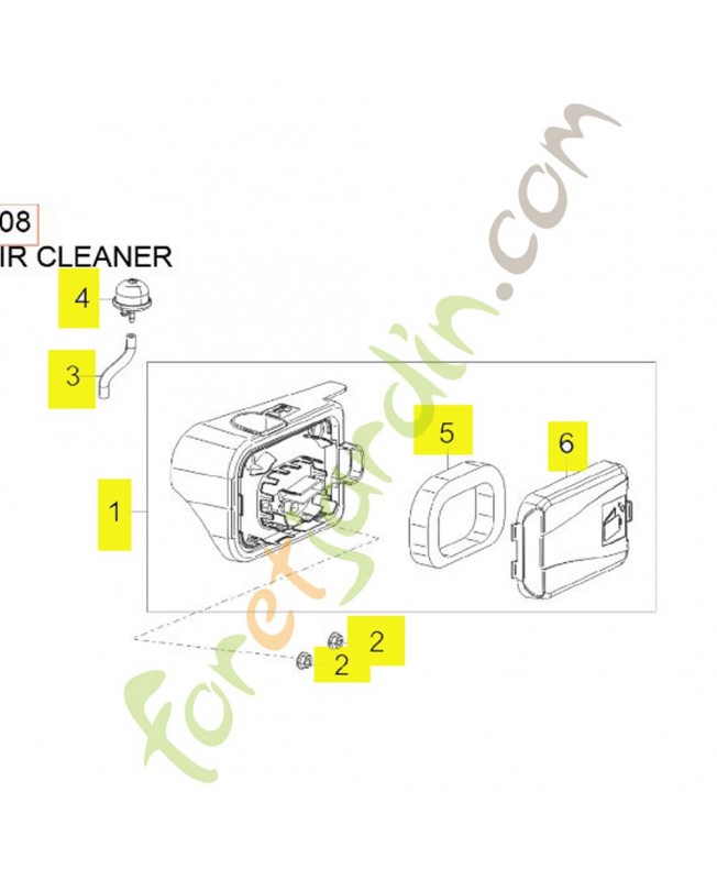 FILTRE A AIR COMPLET