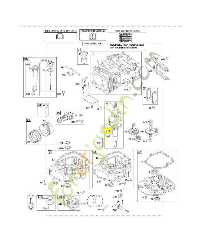 794388 Pignon distribution Briggs & Stratton