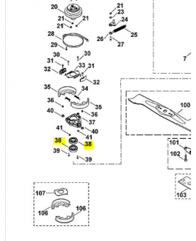 Roulement a billes 9503-003-5632. Pièce de rechange Sithl