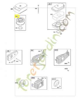 797819 Element filtre a air