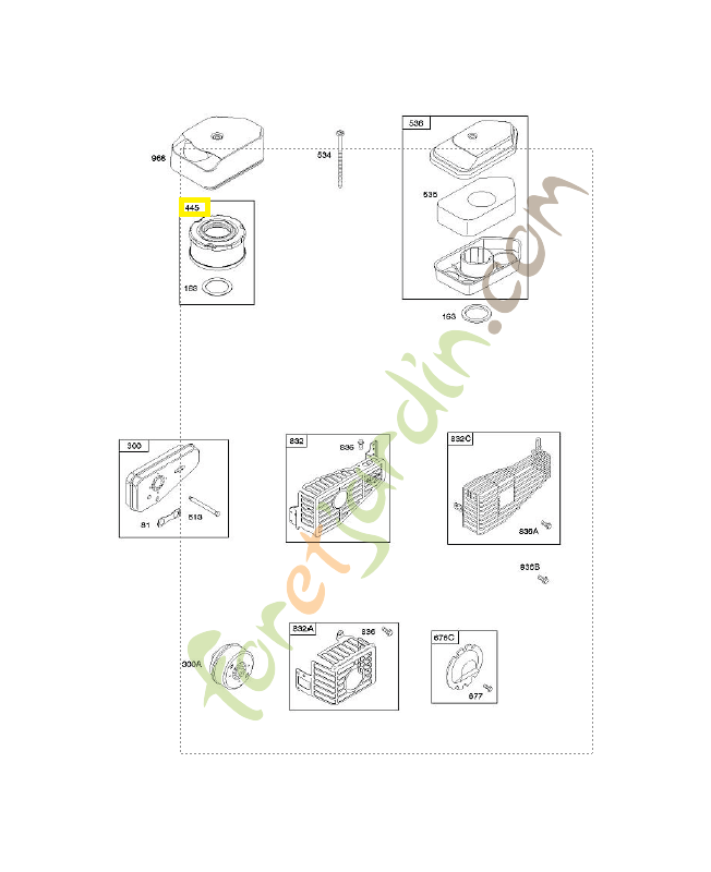 797819 Element filtre a air 797819 Element filtre a air