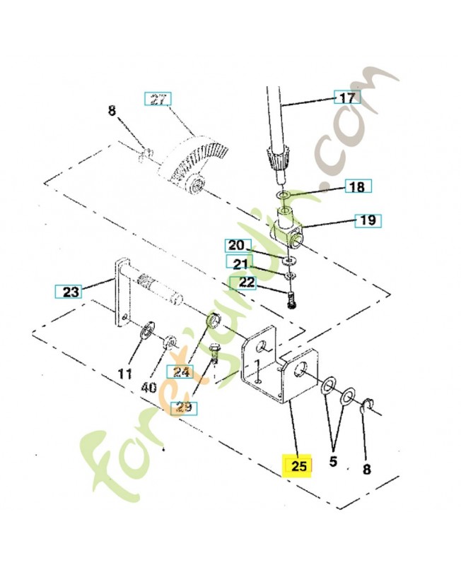 support 531152201. Pièce de rechange Husqvarna support 531152201. Pièce de rechange Husqvarna