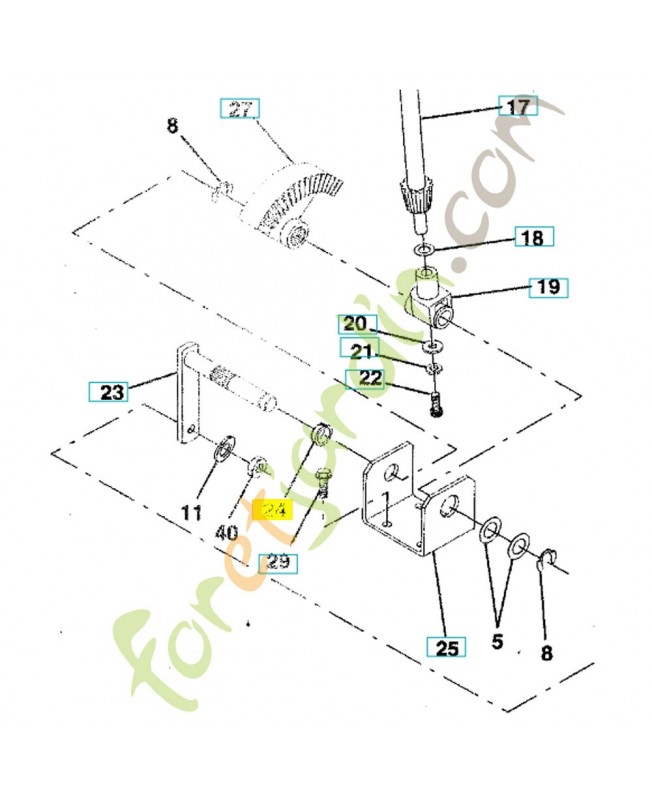 Œillet 532109816. Pièce de rechange Husqvarna Œillet 532109816. Pièce de rechange Husqvarna
