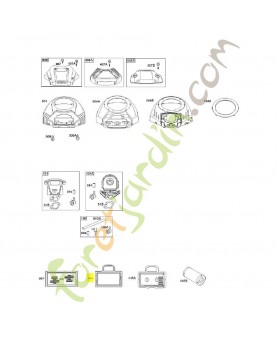 499486s filtre a air plat Briggs & Stratton 0003-000-0368