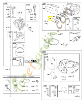 795115 Filtre à air plat Briggs & Stratton
